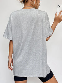 Short Sleeve Round Neck Ghost Graphic T-Shirt
