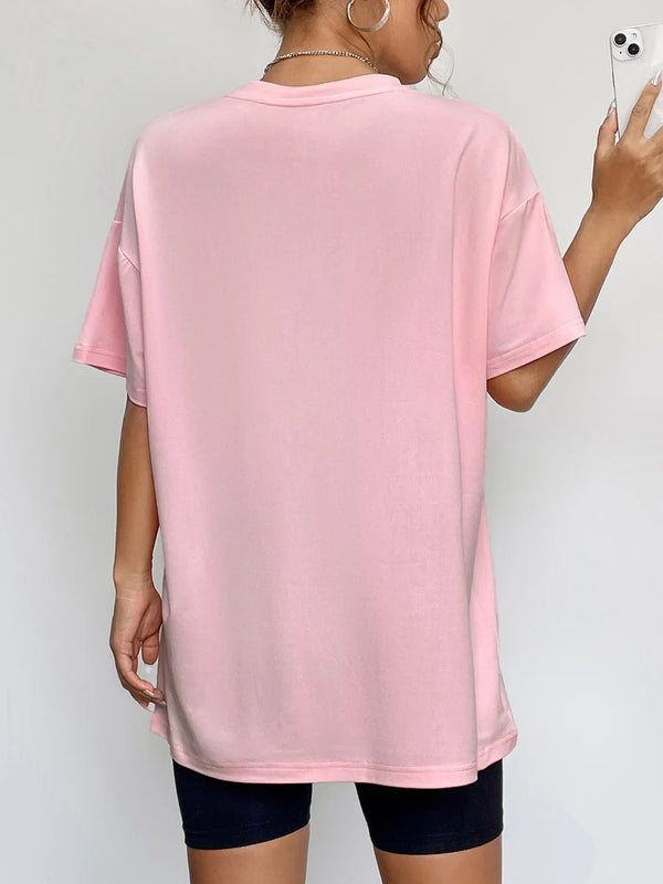 Round Neck Ghost Graphic T-Shirt