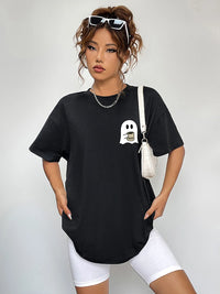 Short Sleeve Ghost Graphic T-Shirt