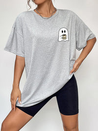 Short Sleeve Ghost Graphic T-Shirt