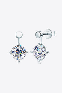 Baeful 4 Carat Moissanite Drop Earrings