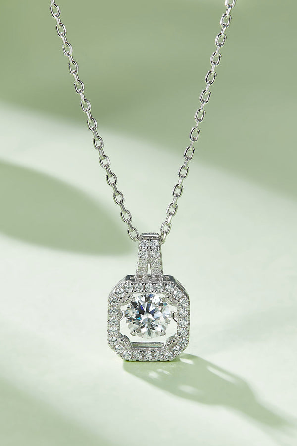 Baeful Moissanite 925 Sterling Silver Necklace