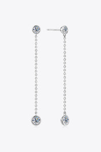 Baeful Moissanite Chain Earrings