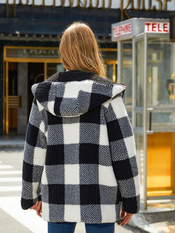 Two-Side Wear Hooded Coat