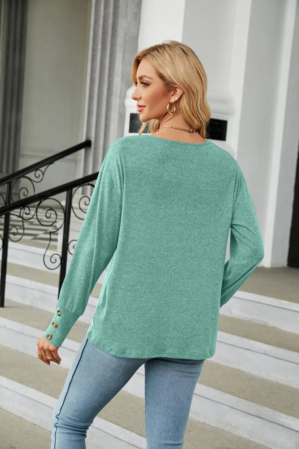 Long Sleeve T-Shirt V-Neck