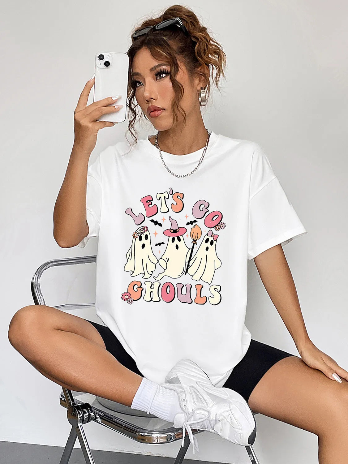 LET'S GO GHOULS Graphic T-Shirt