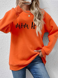 Letter Graphic Mom Dropped Shoulder Sweatshirt