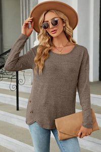 Round Neck Long Sleeve T-Shirt