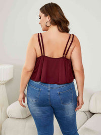 Plus Size Double-Strap Scoop Neck Cami