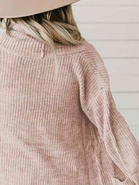 High-Low Open Front Cardigan with Pockets