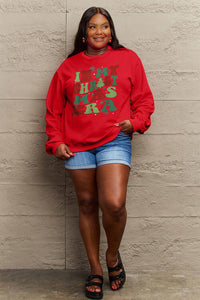 Full Size IN MY CHRISTMAS ERA Long Sleeve Sweatshirt