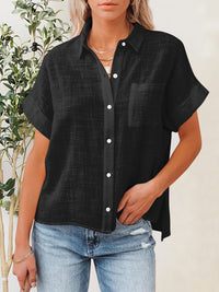 Button Up Short Sleeve Shirt