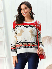 Reindeer Long Sleeve Sweater