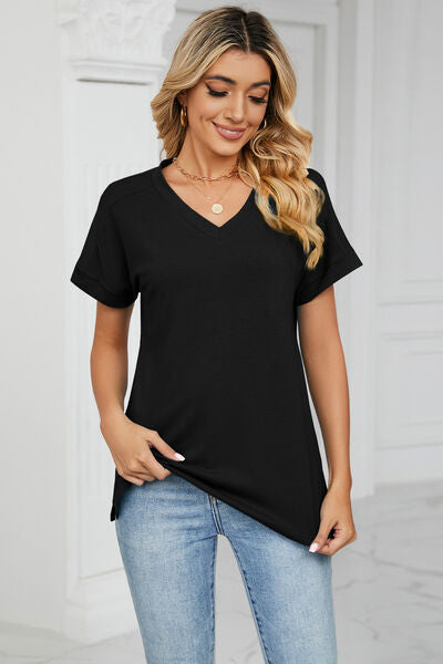 Short Sleeve V-neck T-Shirt