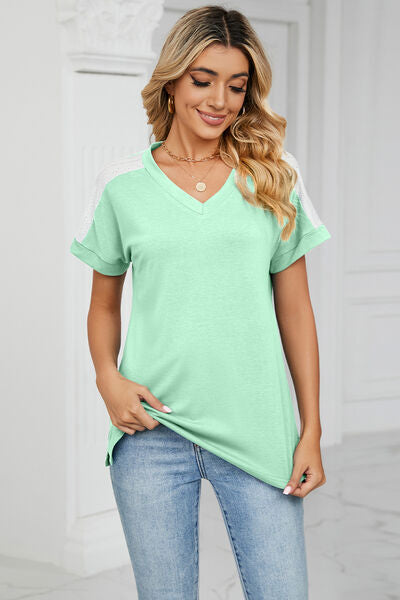 Short Sleeve V-neck T-Shirt