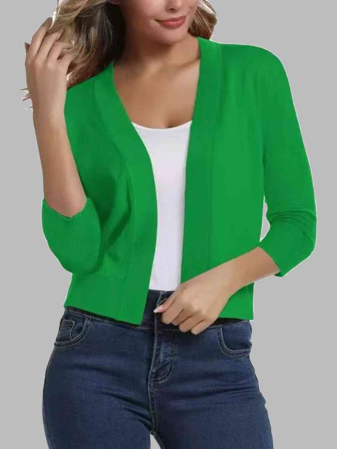 Cardigan Open Front