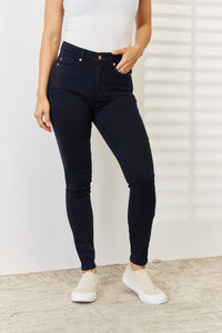 Full Size Garment Dyed Tummy Control Skinny Jeans