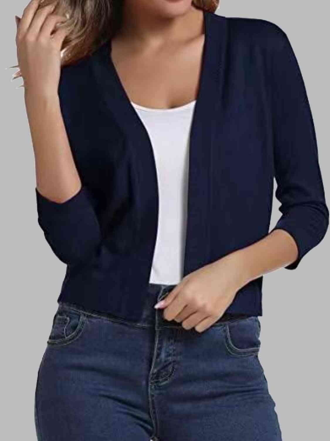 Cardigan Open Front