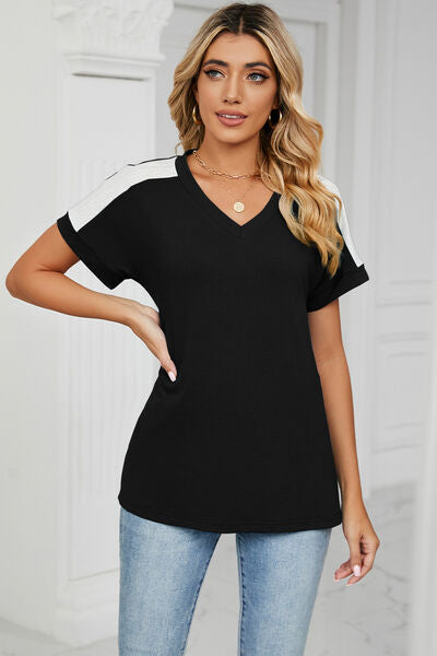 Short Sleeve V-neck T-Shirt