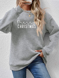 MERRY CHRISTMAS Dropped Shoulder Sweatshirt