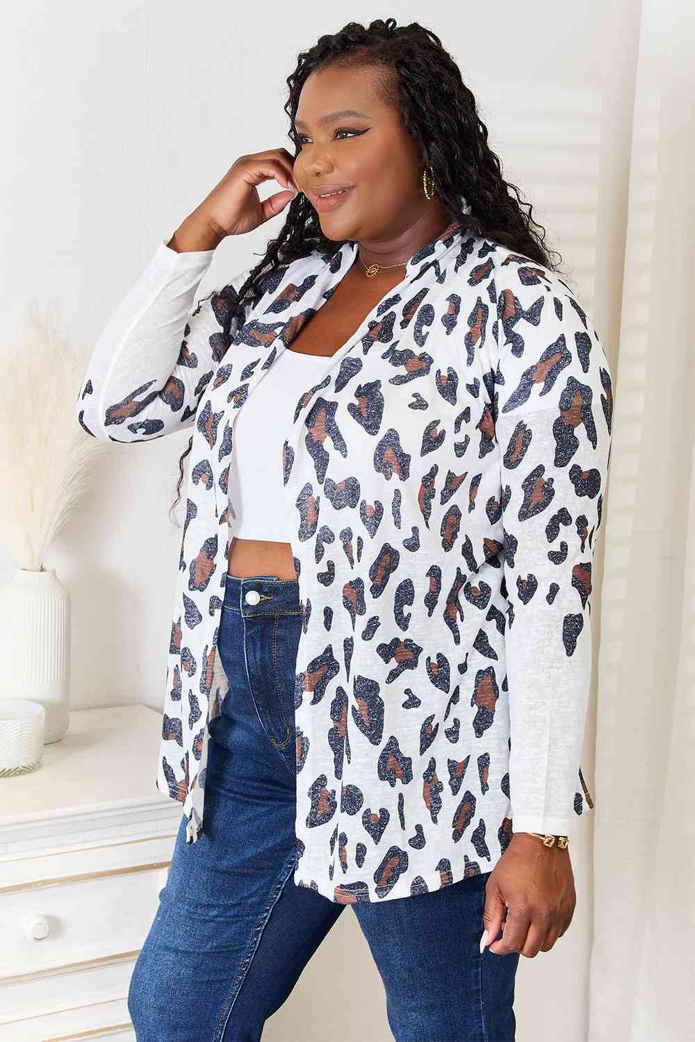 Leopard Long Sleeve Cardigan