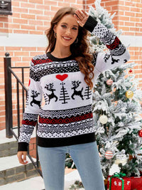 Reindeer Christmas Tree Sweater