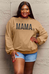 Full Size MAMA Graphic Long Sleeve Sweatshirt