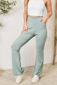 Full Size Wide Waistband Sports Pants