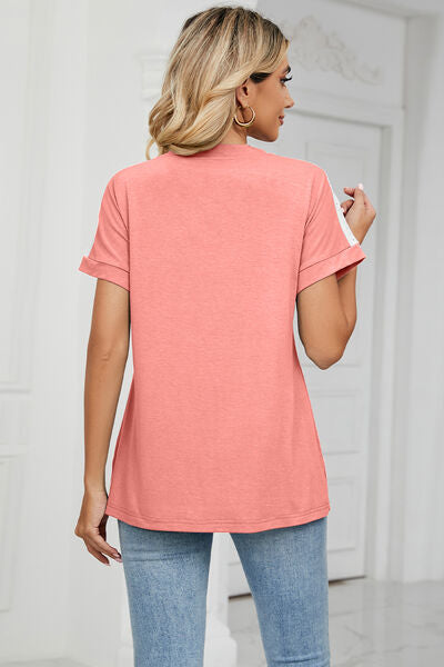 Short Sleeve V-neck T-Shirt