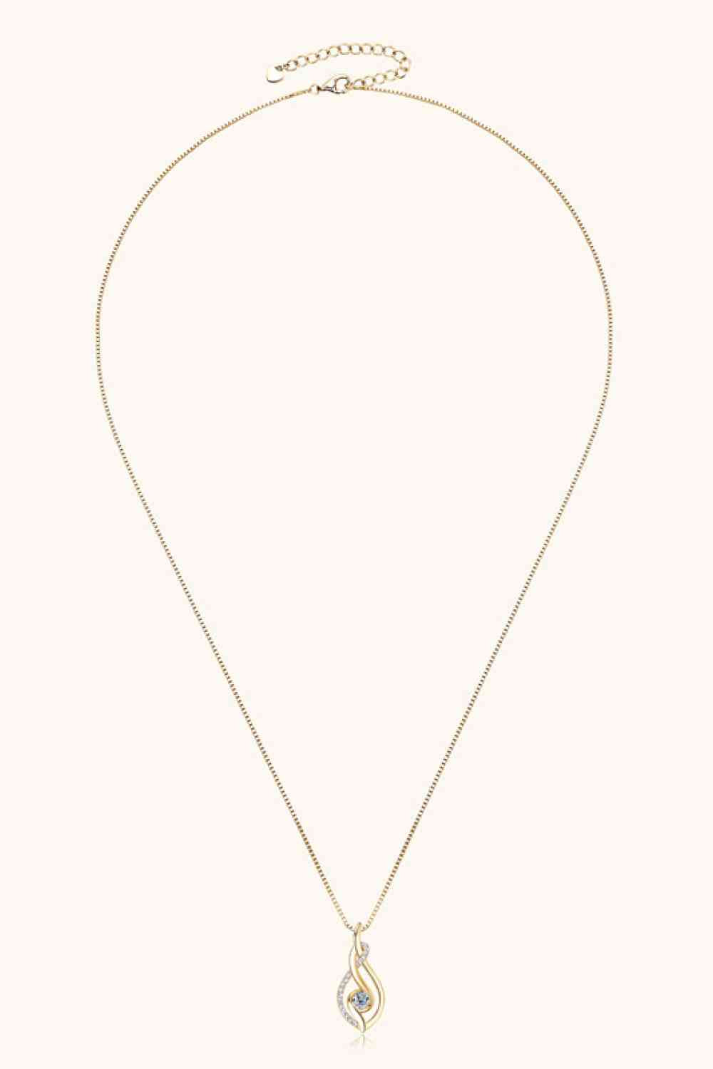 Minimalist Moissanite 925 Sterling Silver Necklace