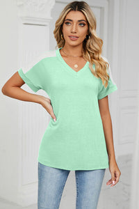 Short Sleeve V-neck T-Shirt