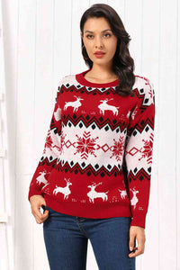 Reindeer and Snow Sweater