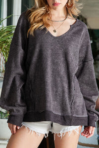 Oversize Dropped Shoulder Long Sleeve T-Shirt