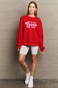 Full Size IN MY LOVER ERA Round Neck Sweatshirt