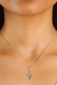 Minimalist Moissanite 925 Sterling Silver Necklace