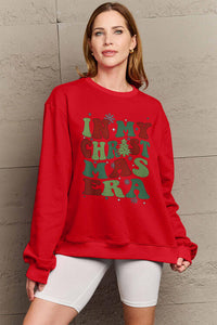 Full Size IN MY CHRISTMAS ERA Long Sleeve Sweatshirt