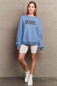 Full Size MAMA Graphic Long Sleeve Sweatshirt