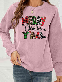 MERRY CHRISTMAS Y'ALL Graphic Sweatshirt