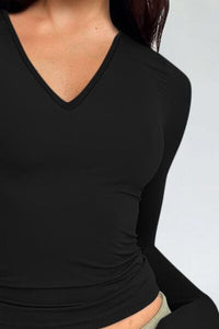 Long Sleeve V-neck T-Shirt