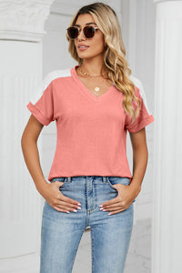 Short Sleeve V-neck T-Shirt