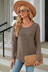 Round Neck Long Sleeve T-Shirt