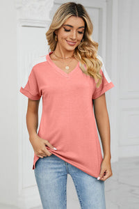 Short Sleeve V-neck T-Shirt