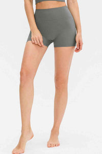 Sport Short in Misty Blue with Slim Fit & Wide Waistband