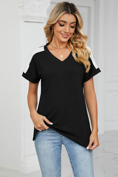 Short Sleeve V-neck T-Shirt