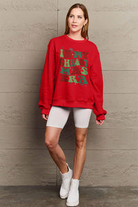 Full Size IN MY CHRISTMAS ERA Long Sleeve Sweatshirt