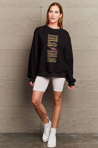 Full Size MAMA Round Neck Sweatshirt