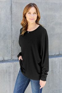 Full Size Round Neck Long Sleeve T-Shirt