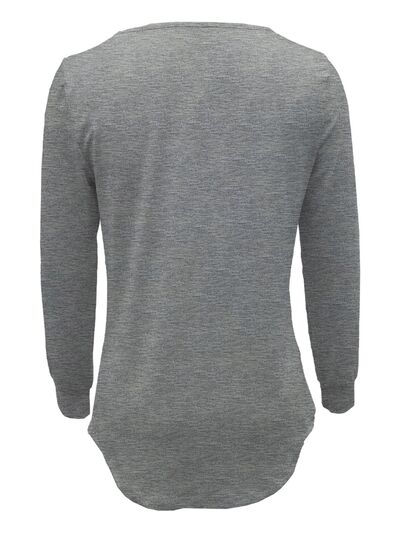 Round Neck Long Sleeve T-Shirt