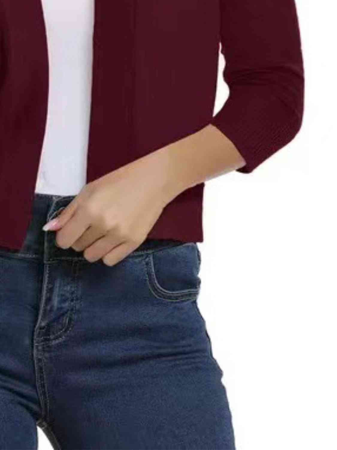 Cardigan Open Front