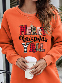 Graphic MERRY CHRISTMAS Y'ALL Sweatshirt